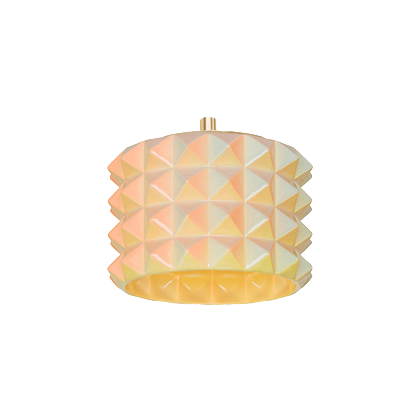 Modern Science Project Ceramic Shades with Decorative Plate Prism / Small