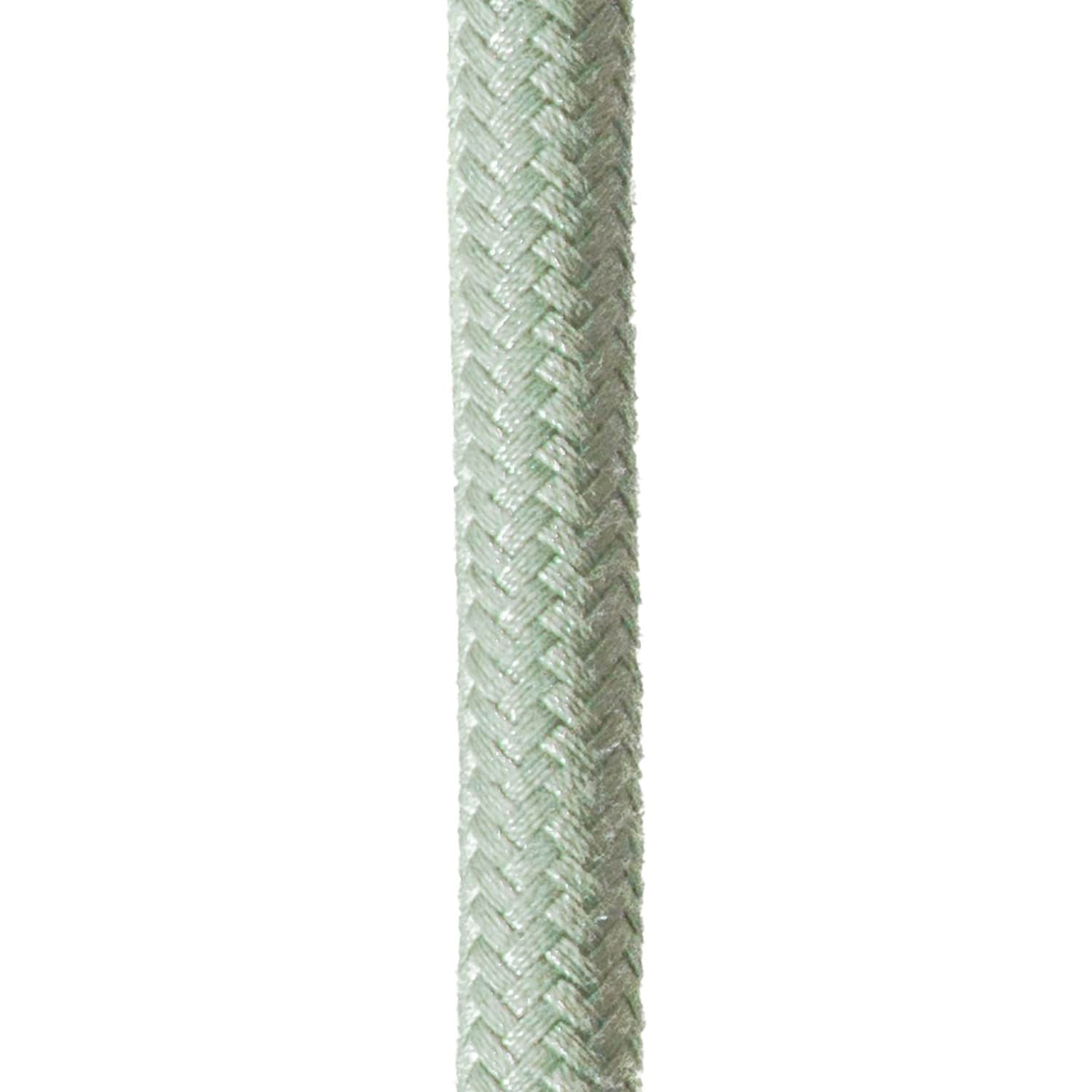 Cloth Covered Cord Color Samples | All Colors & Patterns Sage (Cotton Blend)