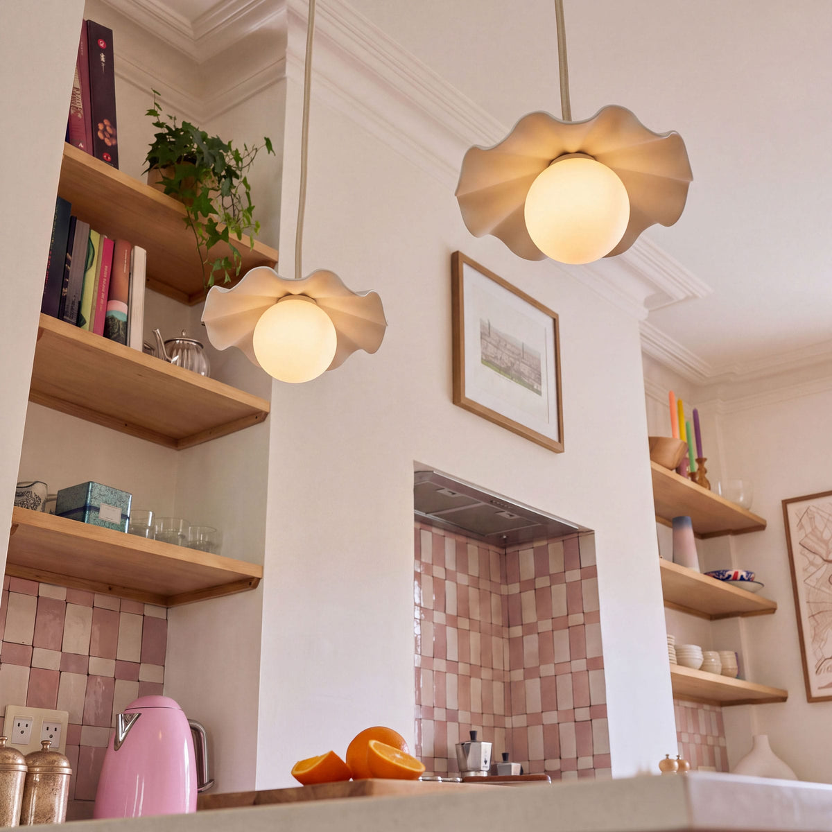 Fleur No. 1 Porcelain Mini Pendant Light