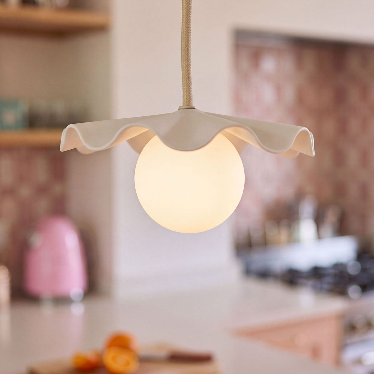 Fleur No. 1 Porcelain Mini Pendant Light