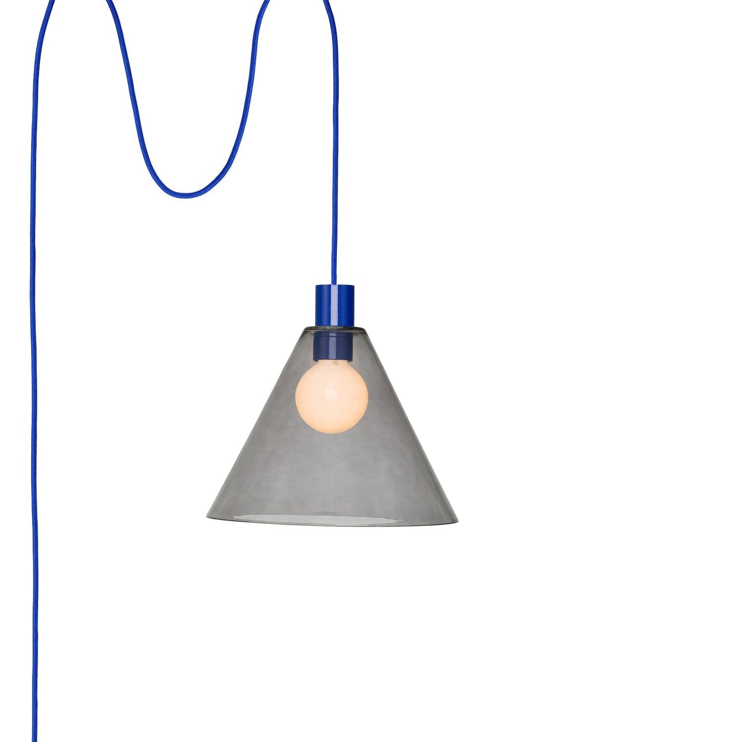 Totally! AiO Glass Cone Ceiling Plug-In Pendant | 6in or 11in