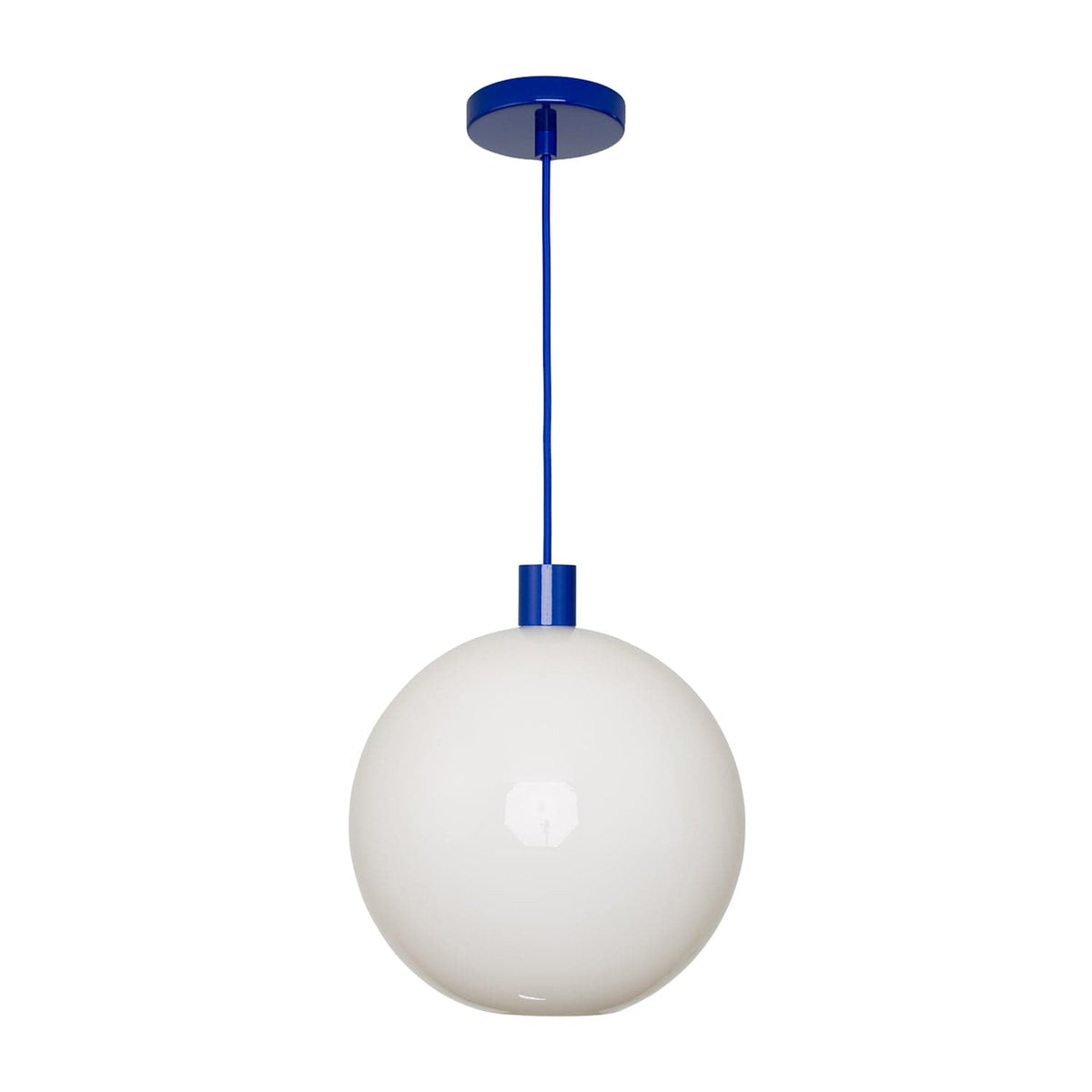Chroma Studio AiO Glass Globe Pendant | 6", 8", 10", 12" Ultramarine / 12in / Milk