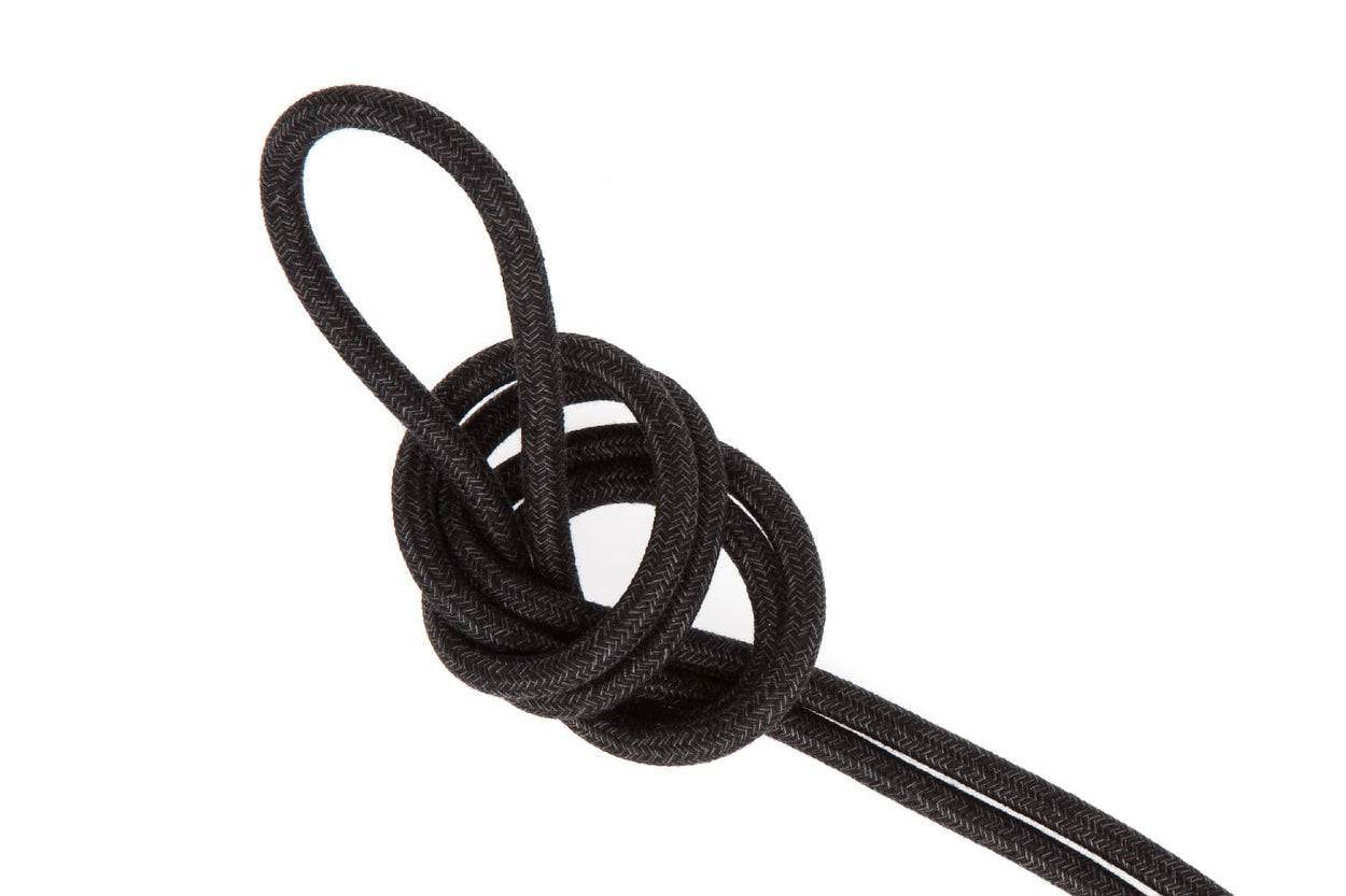 Cloth Covered Wire 18g, Coal Mini Tweed | Color Cord Company