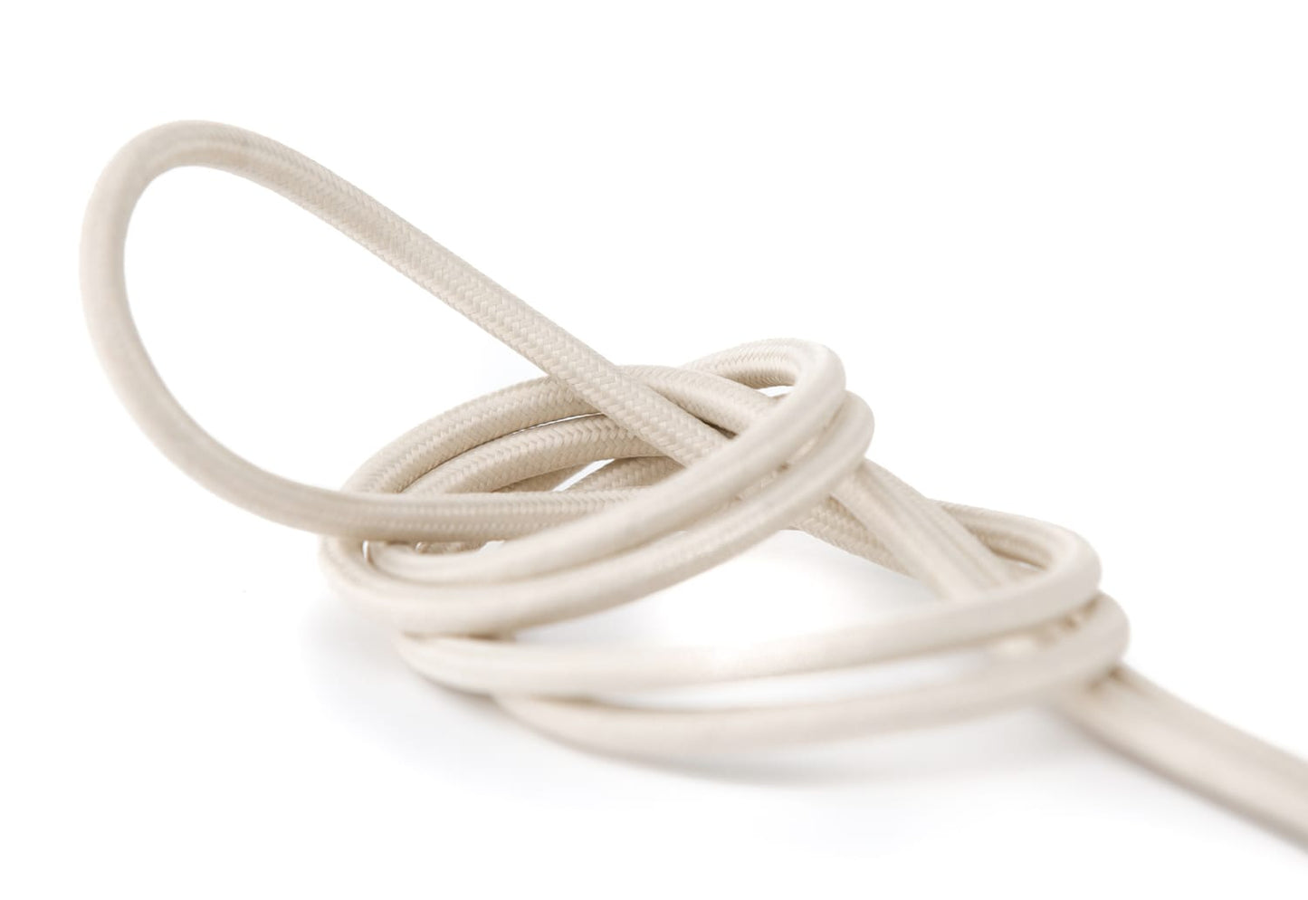 DIY Fabric Wire by the Foot - Ivory