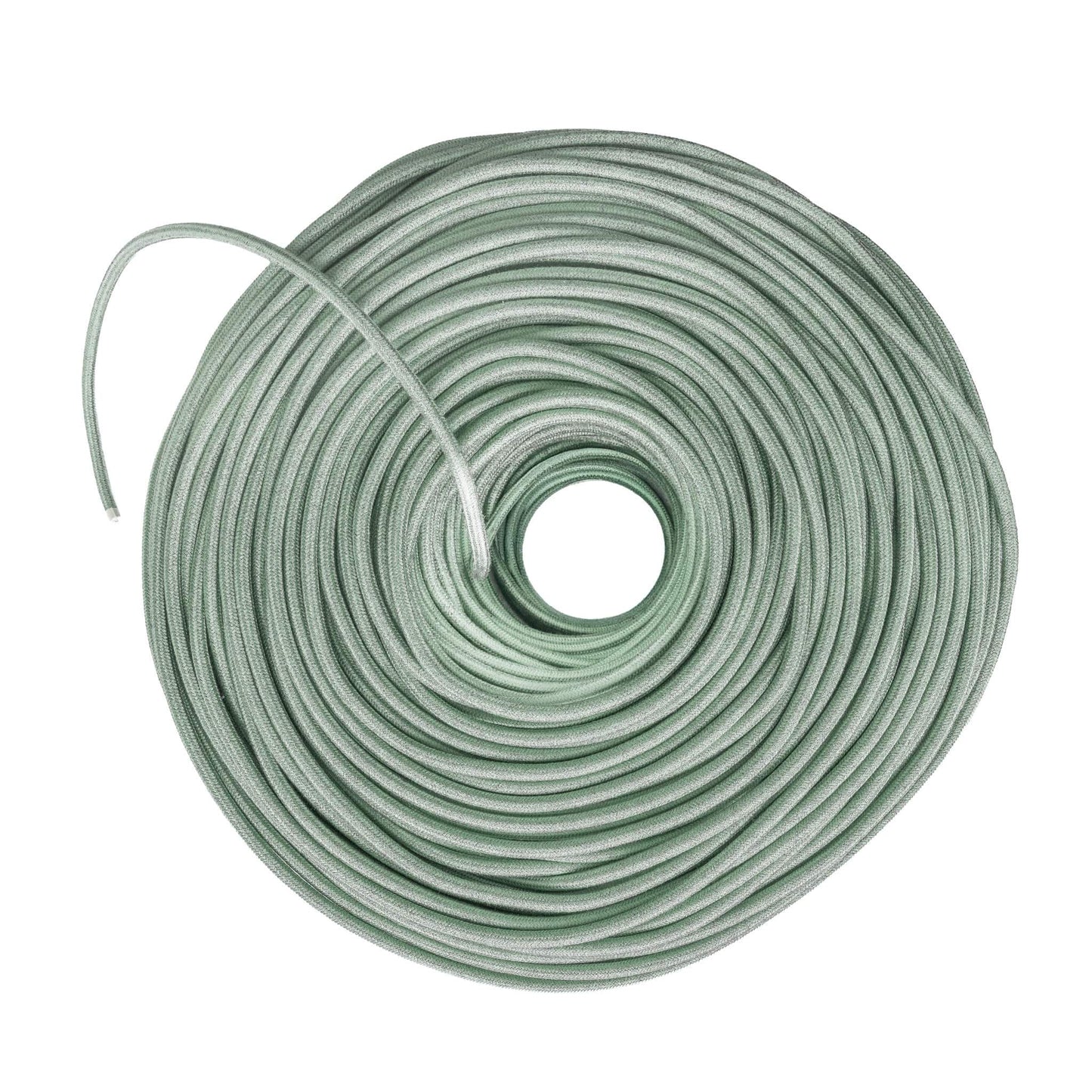 DIY Fabric Wire by the Foot - Sage (Cotton Blend)