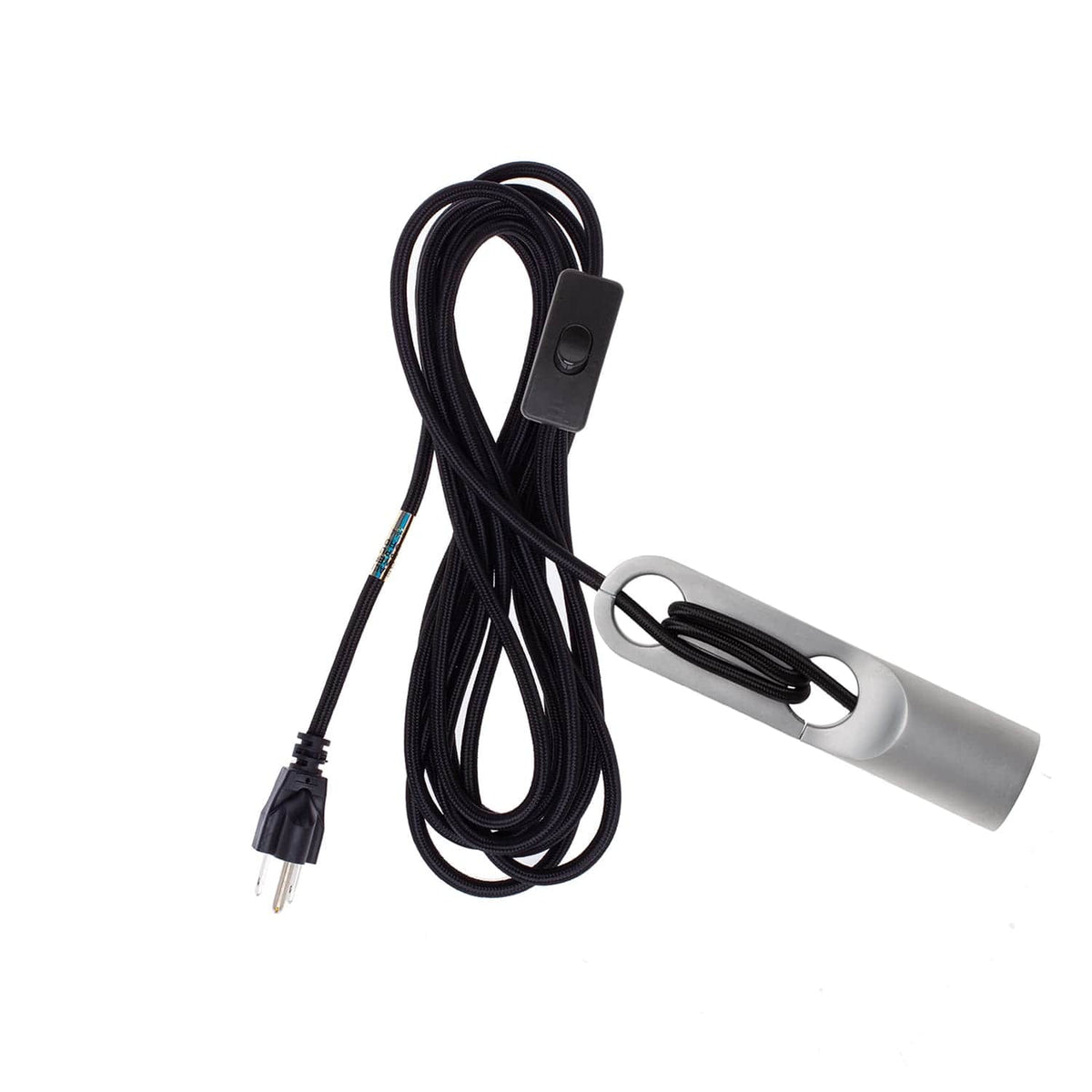 Wrap Chroma Plug-In Cord Set Raw Aluminum / Black