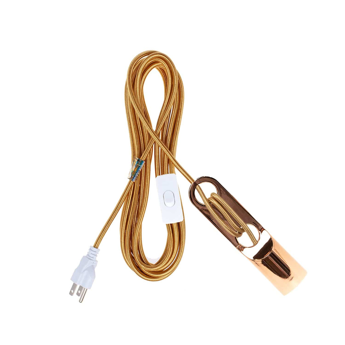 Wrap Chroma Plug-In Cord Set Polished Copper / Brass