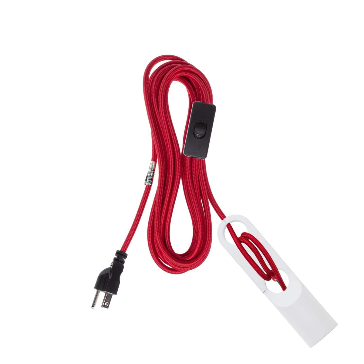 Wrap Chroma Plug-In Cord Set White / Cardinal