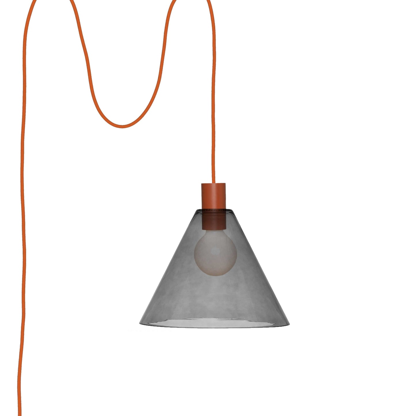 Boutique AiO Glass Cone Plug-In Pendant | 6in or 11in
