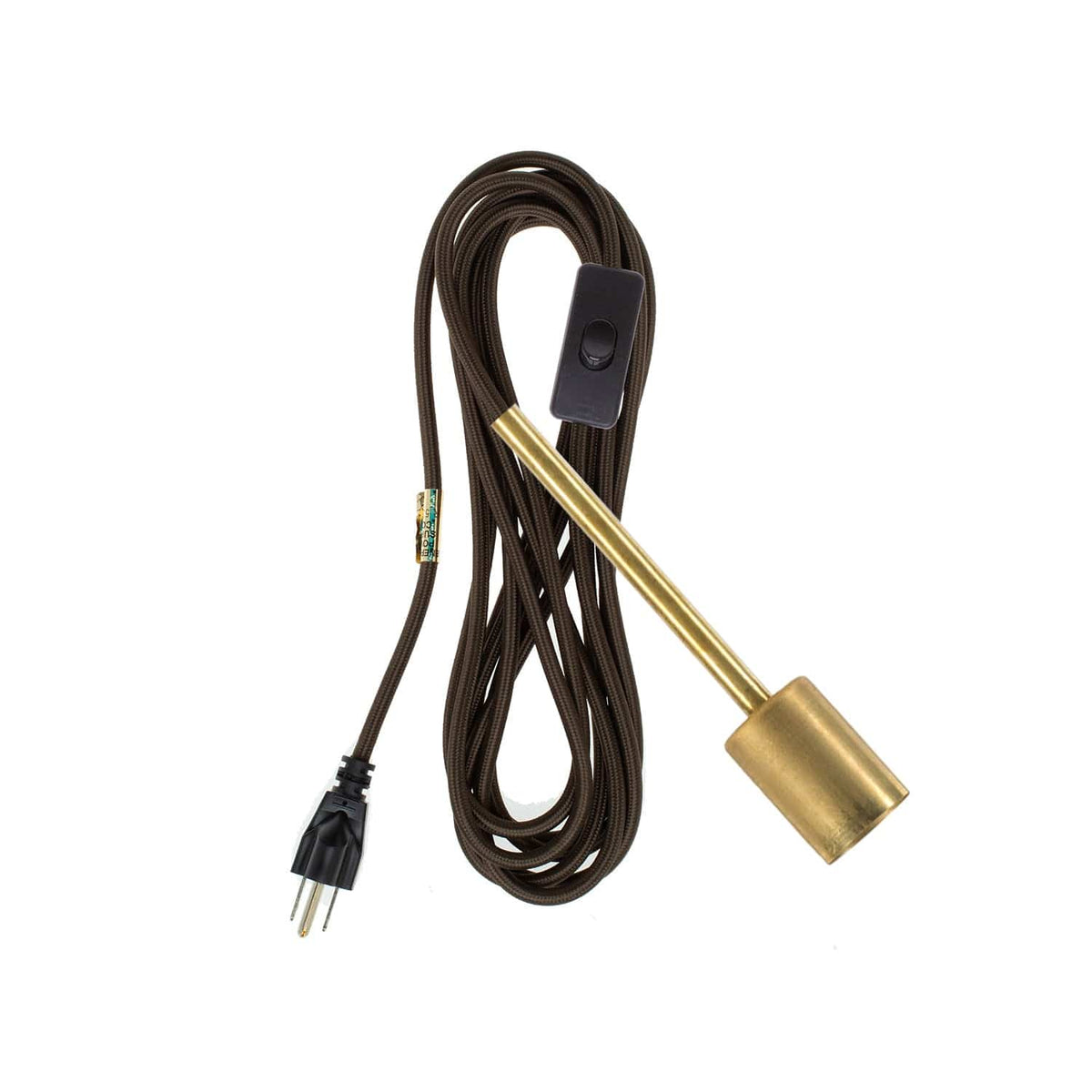 Pendulum Chroma Plug-In Cord Set Brass / Antique Brown