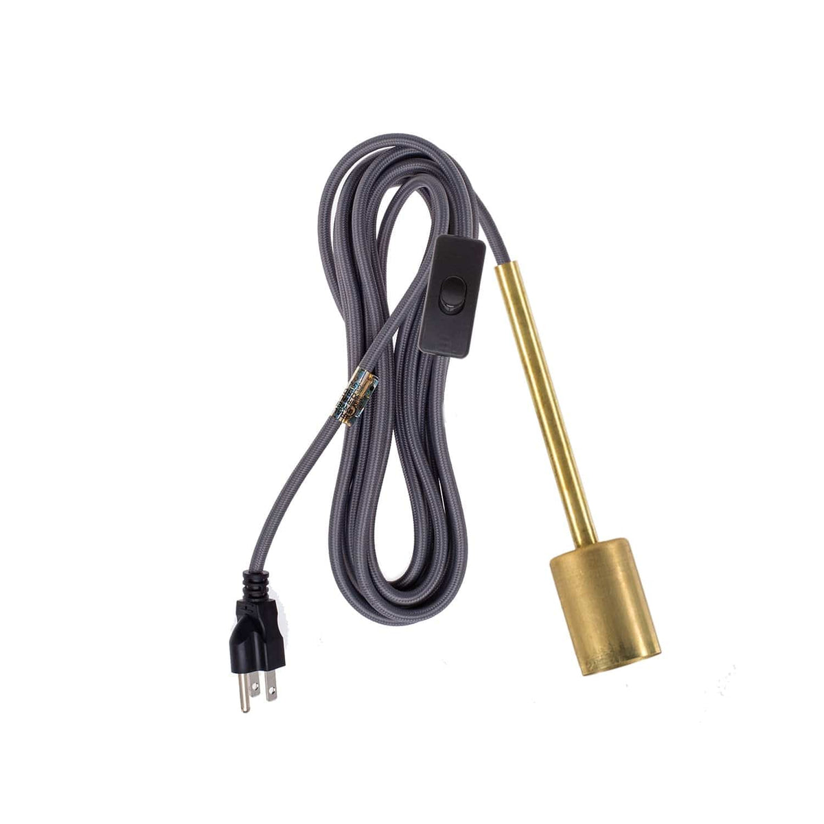 Pendulum Chroma Plug-In Cord Set Brass / Gray