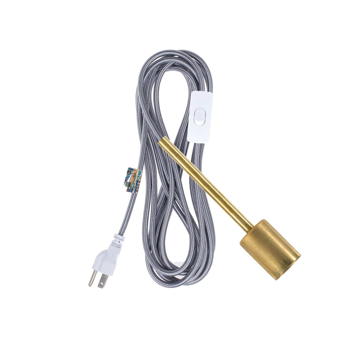 Pendulum Chroma Plug-In Cord Set Brass / Gunmetal