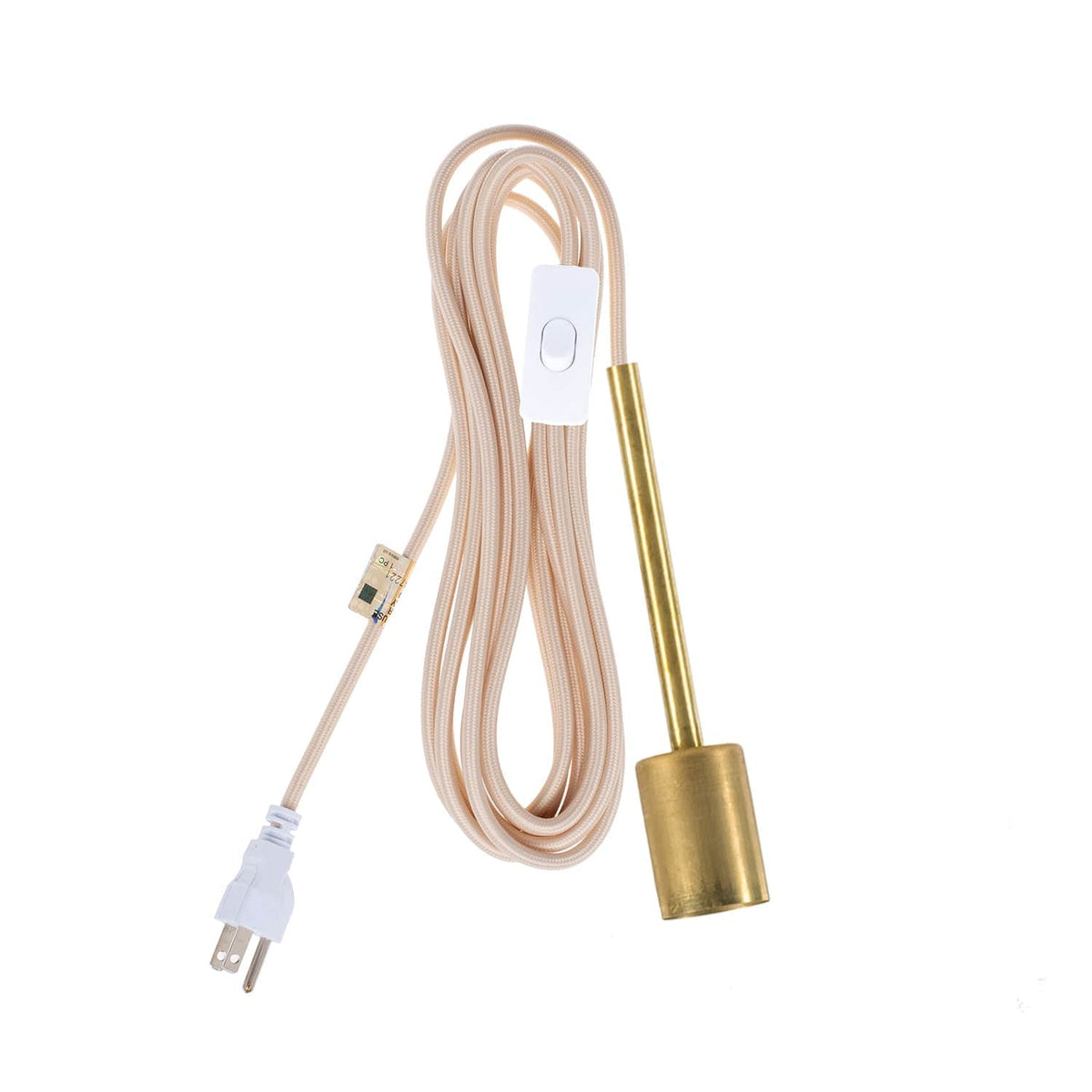 Pendulum Chroma Plug-In Cord Set Brass / Ivory
