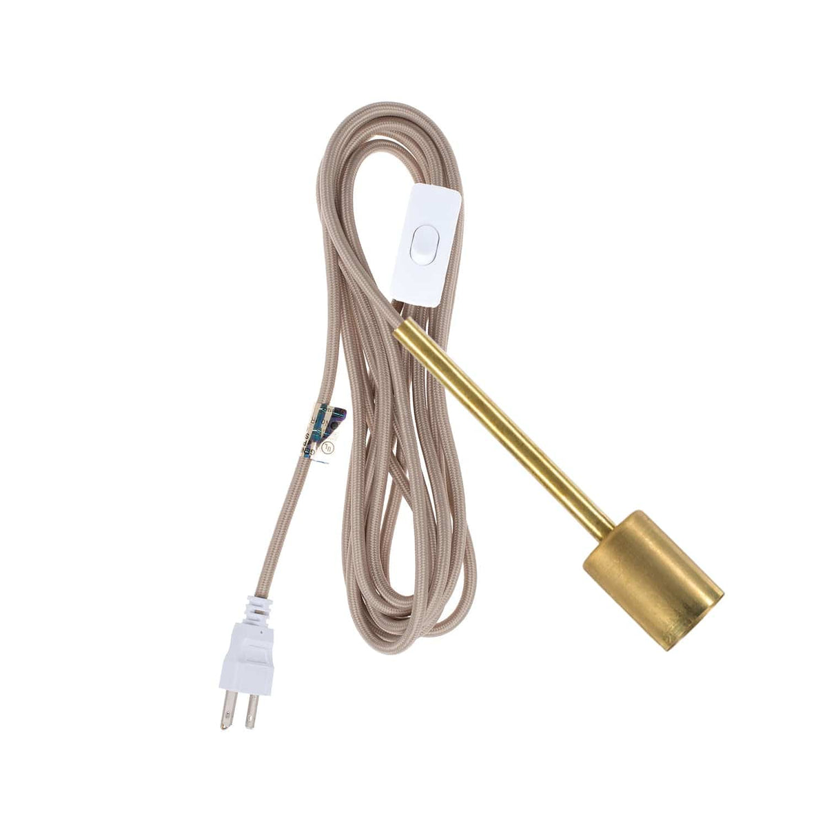 Pendulum Chroma Plug-In Cord Set Brass / Khaki