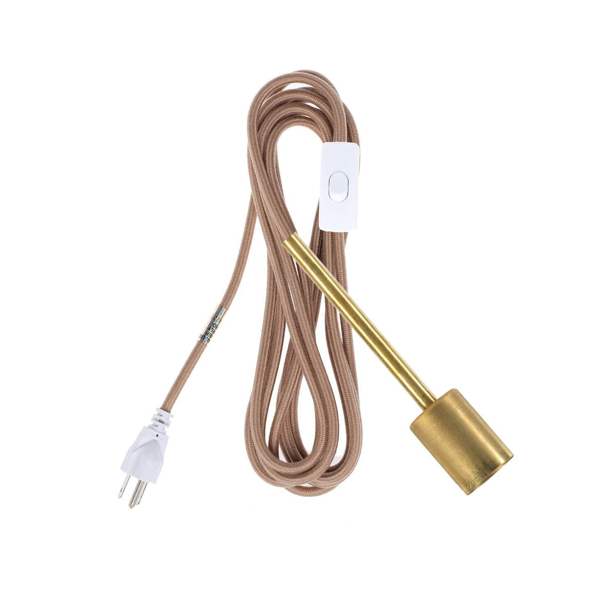 Pendulum Chroma Plug-In Cord Set Brass / Latte