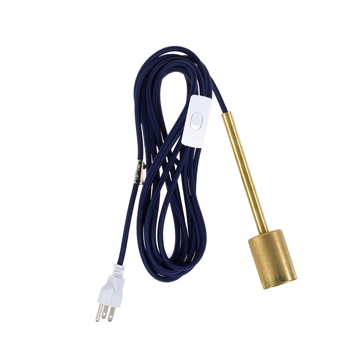 Pendulum Chroma Plug-In Cord Set Brass / Navy