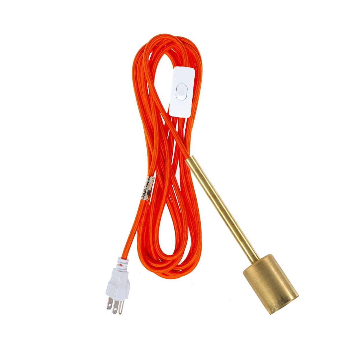 Pendulum Chroma Plug-In Cord Set Brass / Orange