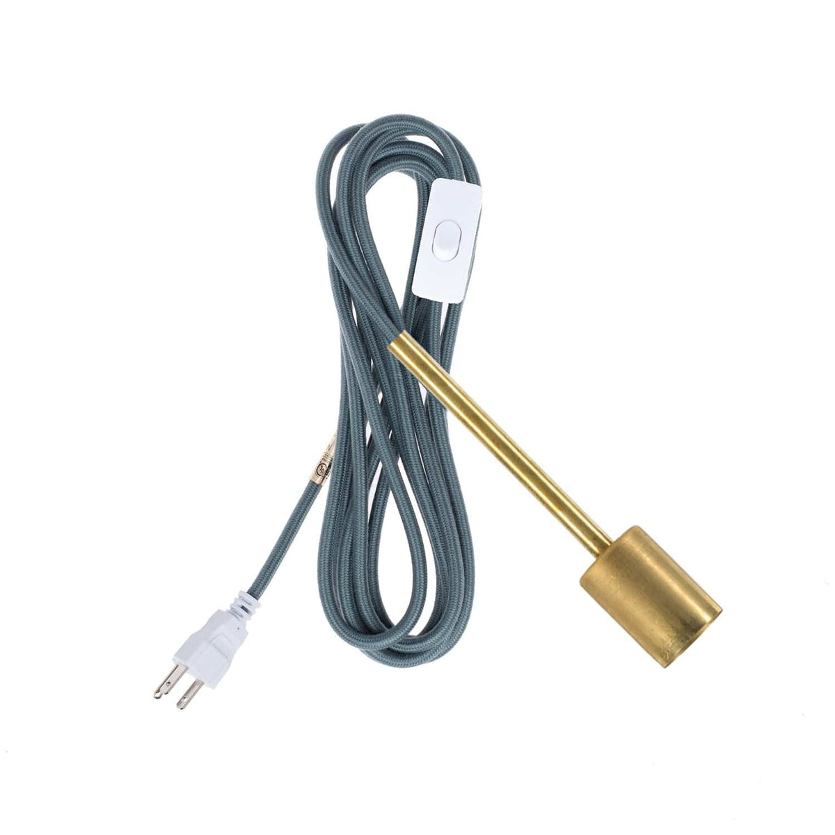 Pendulum Chroma Plug-In Cord Set Brass / Slate