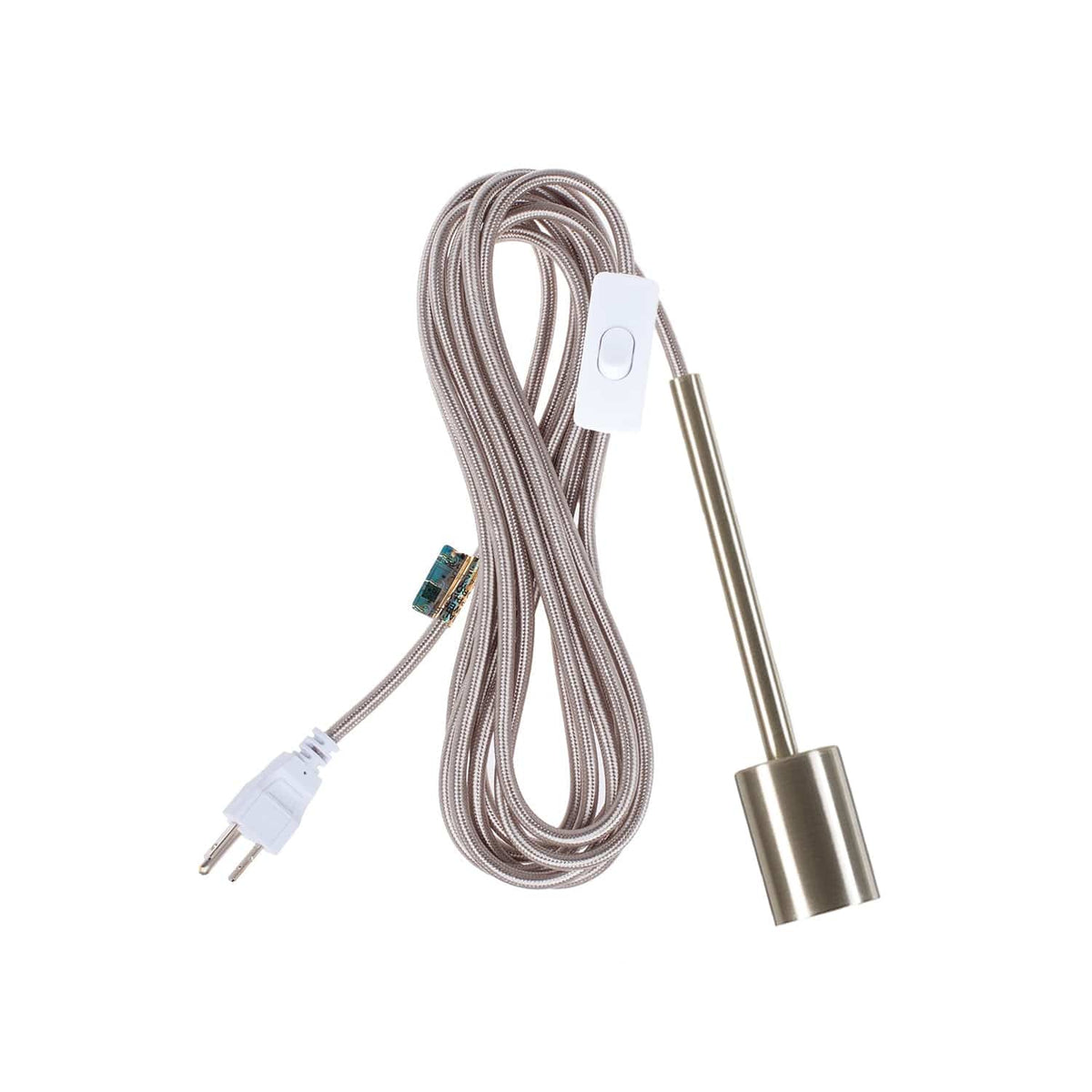 Pendulum Chroma Plug-In Cord Set Brushed Nickel / Nickel