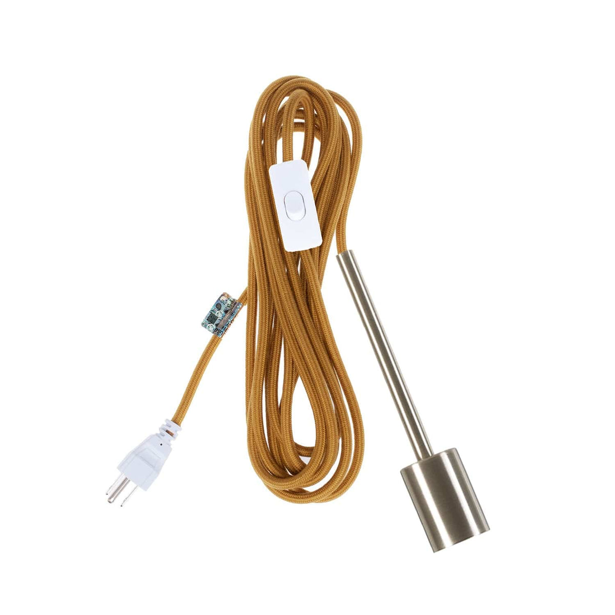 Pendulum Chroma Plug-In Cord Set Brushed Nickel / Ochre