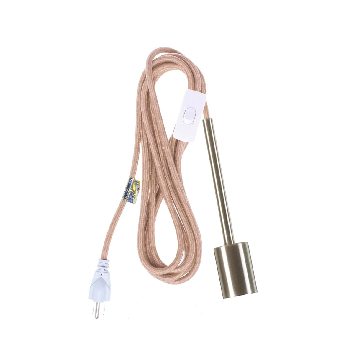 Pendulum Chroma Plug-In Cord Set Brushed Nickel / Palisade (Cotton Blend)