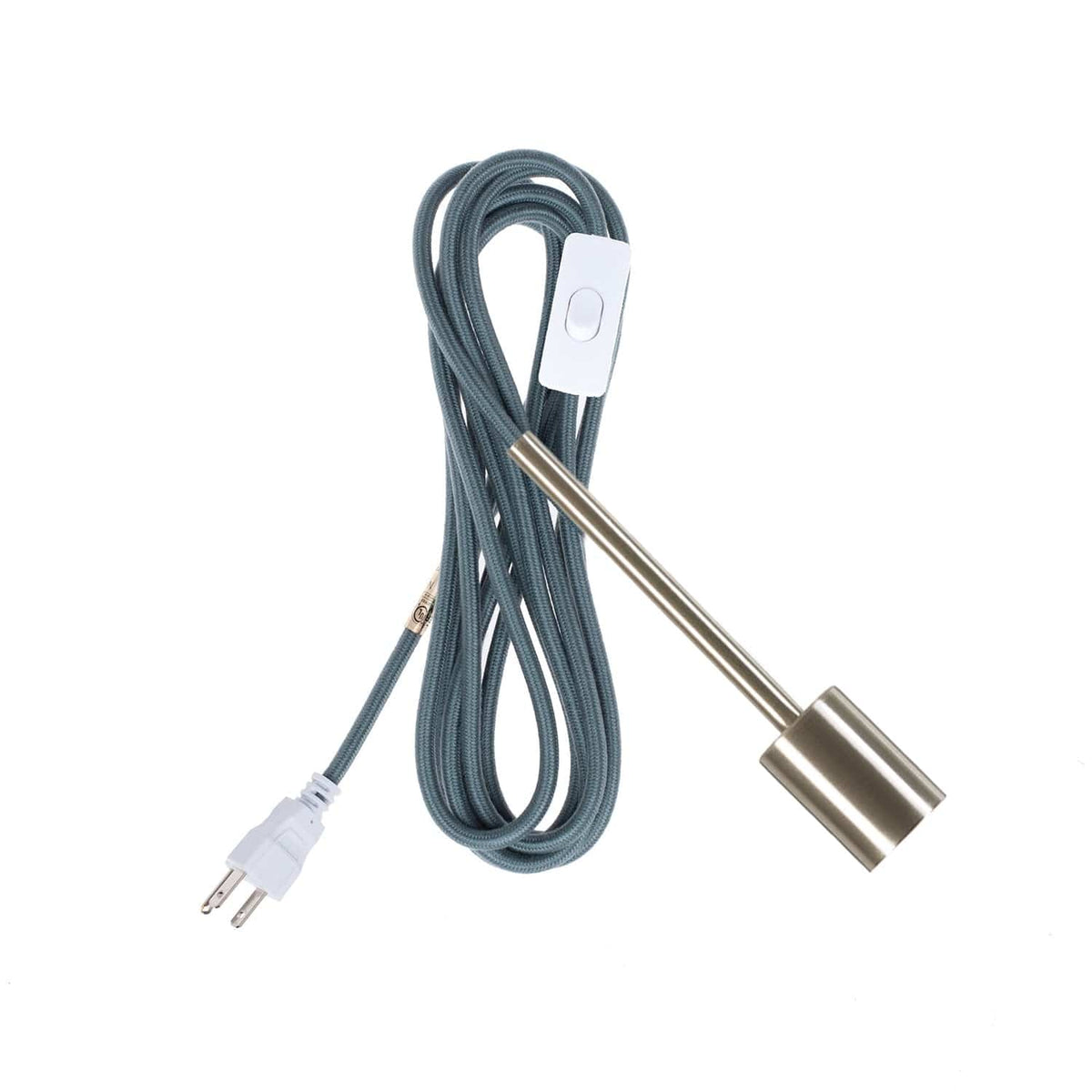Pendulum Chroma Plug-In Cord Set Brushed Nickel / Slate