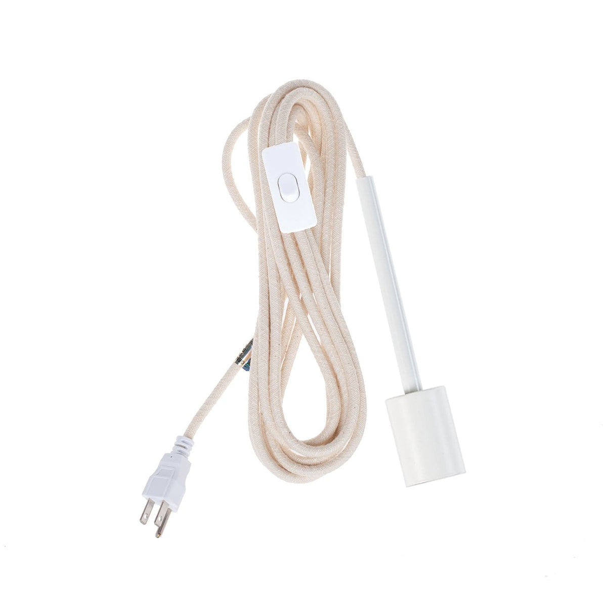 Pendulum Chroma Plug-In Cord Set White / Linen (Cotton Blend)
