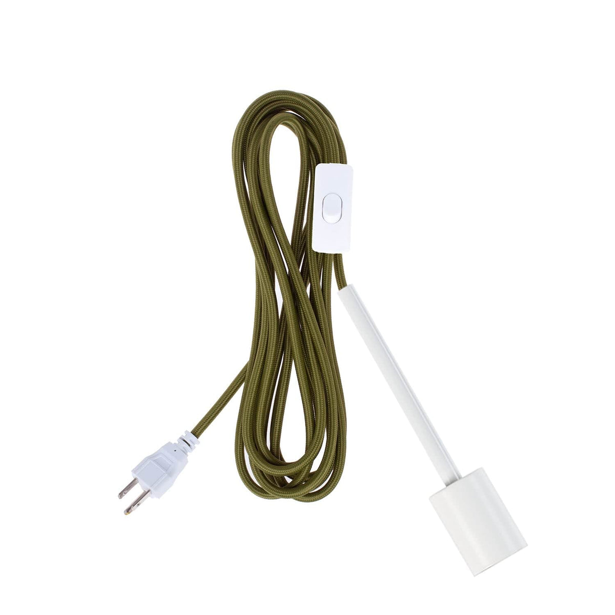 Pendulum Chroma Plug-In Cord Set White / Olive