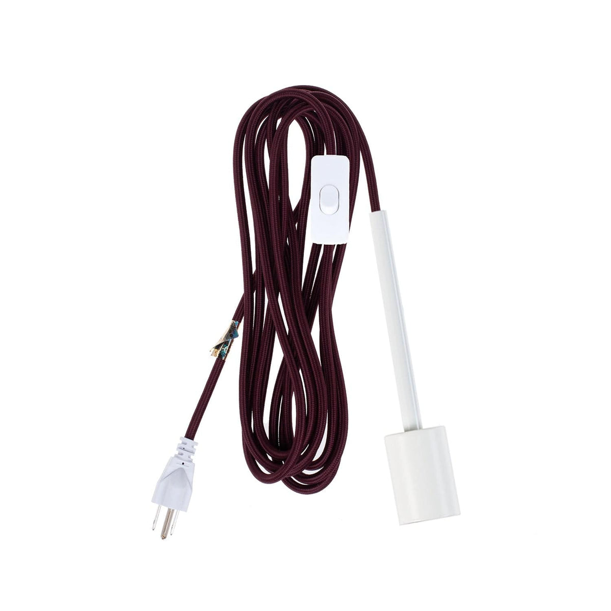 Pendulum Chroma Plug-In Cord Set White / Oxblood