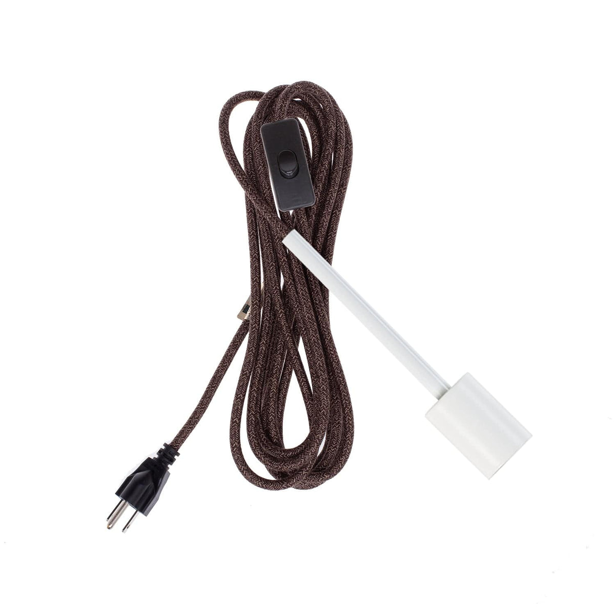 Pendulum Chroma Plug-In Cord Set White / Stout Mini Tweed (Cotton Blend)
