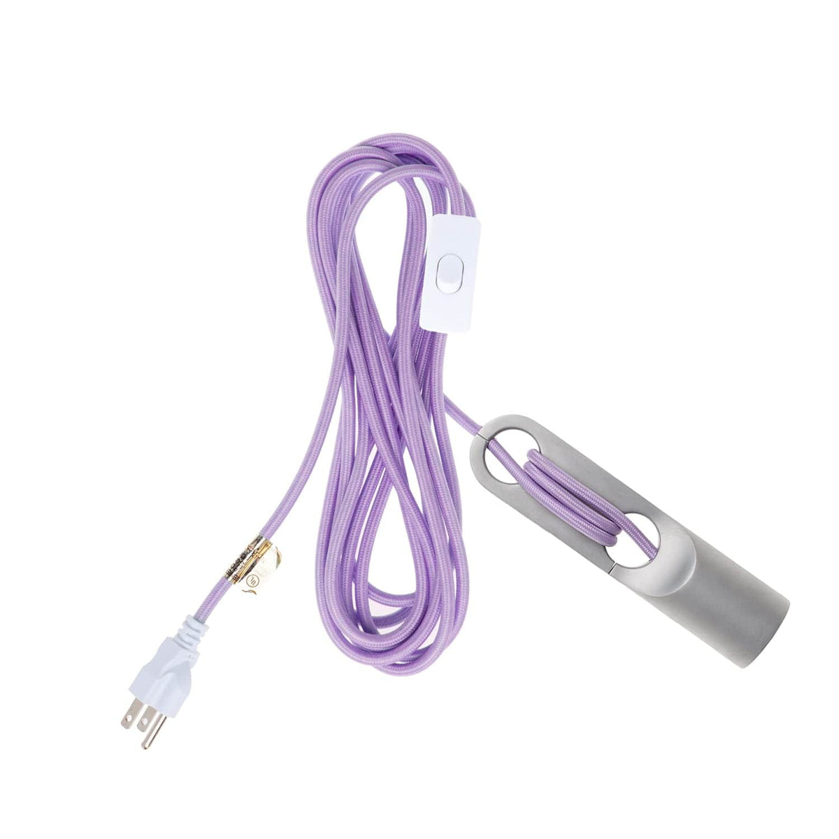 Wrap Chroma Plug-In Cord Set Raw Aluminum / Lilac