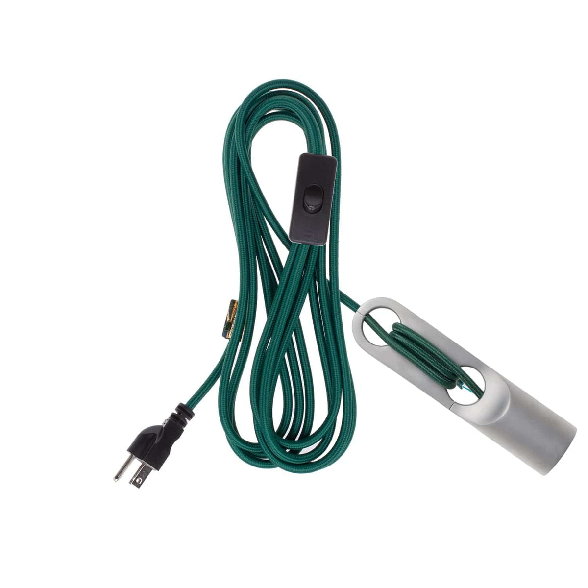 Wrap Chroma Plug-In Cord Set Raw Aluminum / Pine