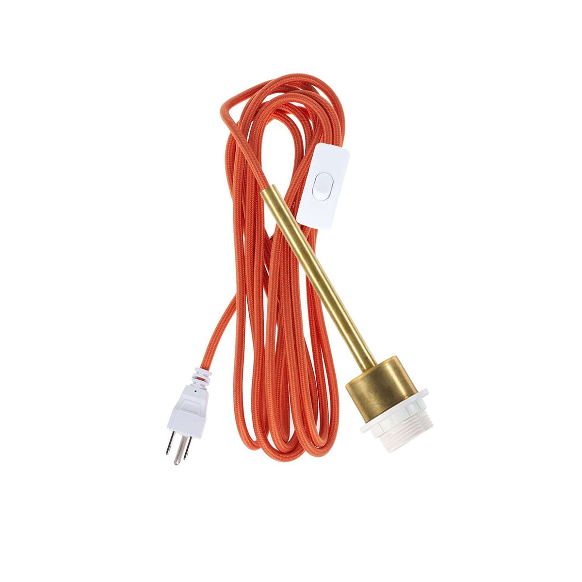 Pendulum Shade Ready Chroma Plug-In Cord Set Brass / Adobe