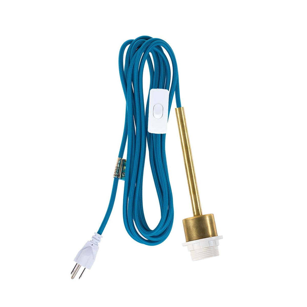Pendulum Shade Ready Chroma Plug-In Cord Set Brass / Aegean