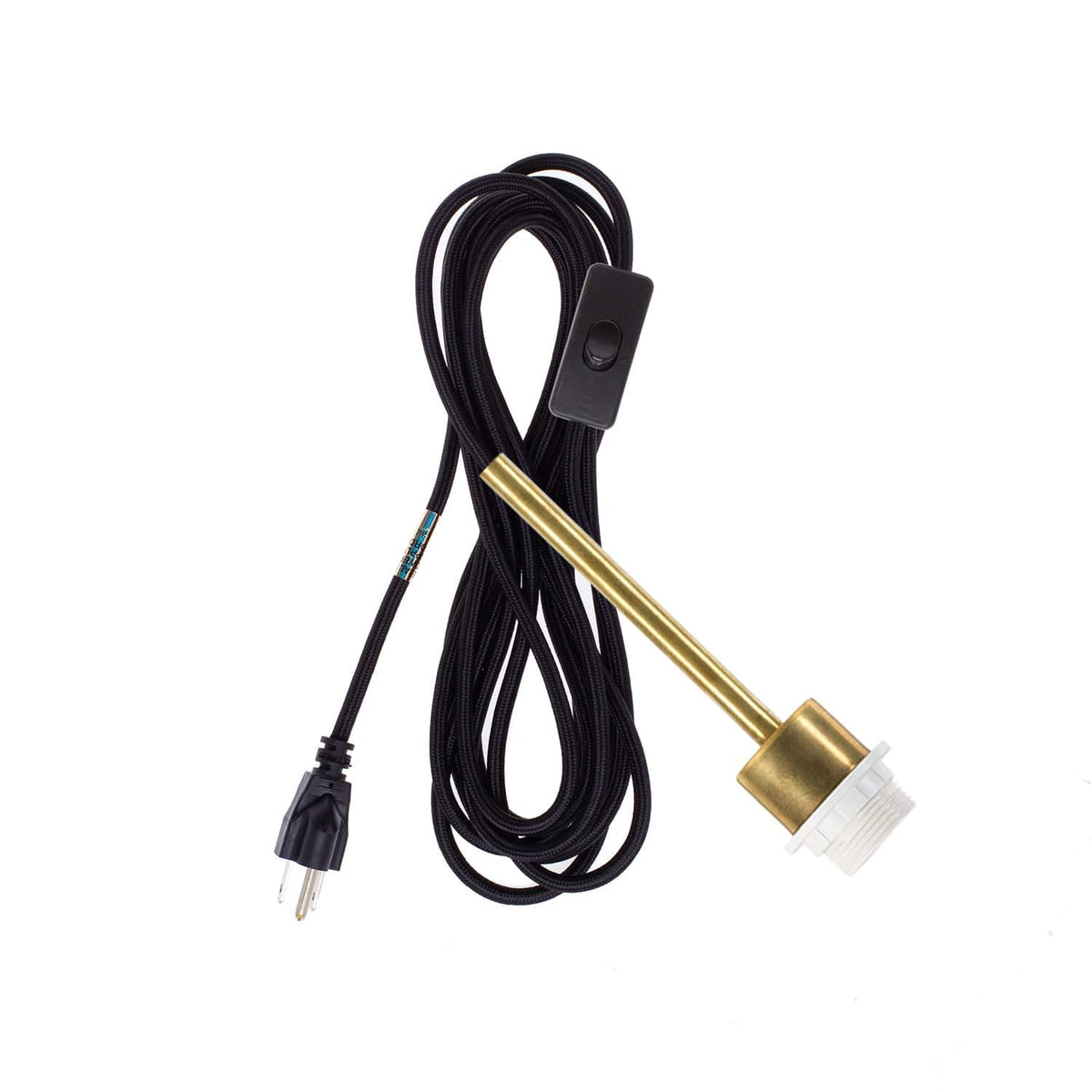 Pendulum Shade Ready Chroma Plug-In Cord Set Brass / Khaki
