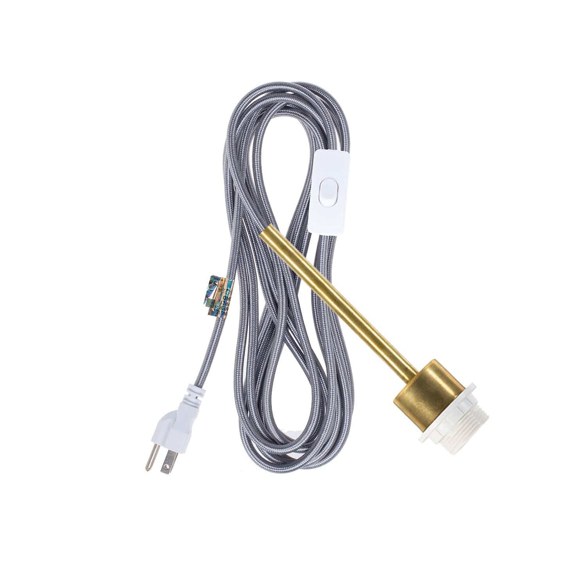 Pendulum Shade Ready Chroma Plug-In Cord Set Brass / Gunmetal