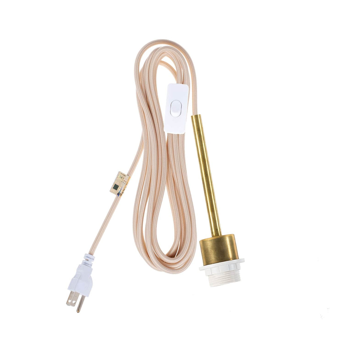Pendulum Shade Ready Chroma Plug-In Cord Set Brass / Ivory