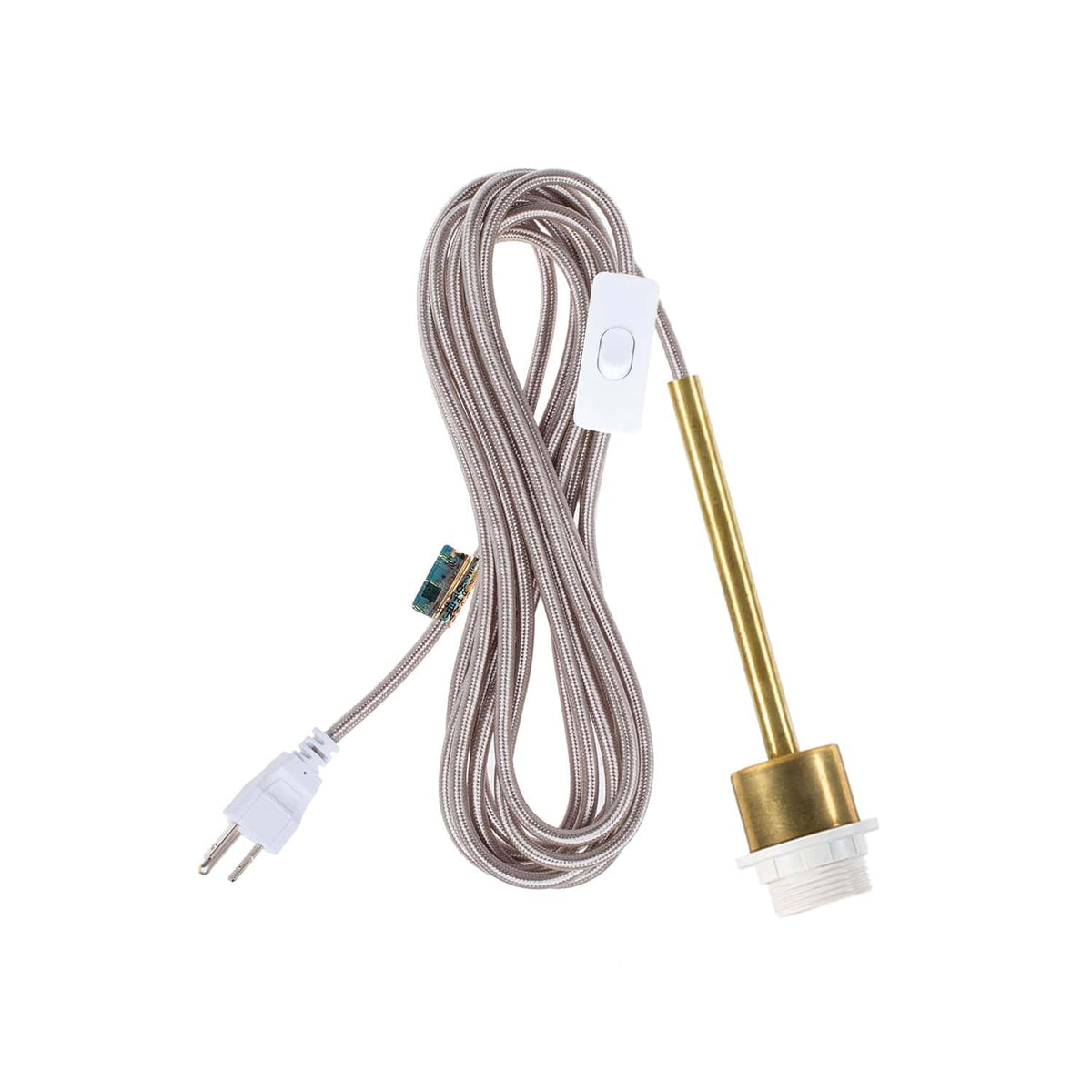 Pendulum Shade Ready Chroma Plug-In Cord Set Brass / Nickel