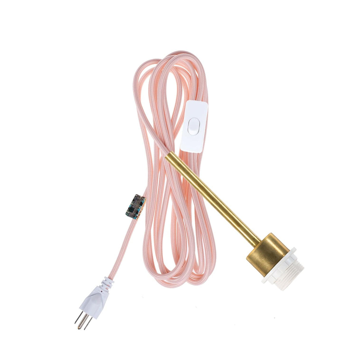 Pendulum Shade Ready Chroma Plug-In Cord Set Brass / Quartz