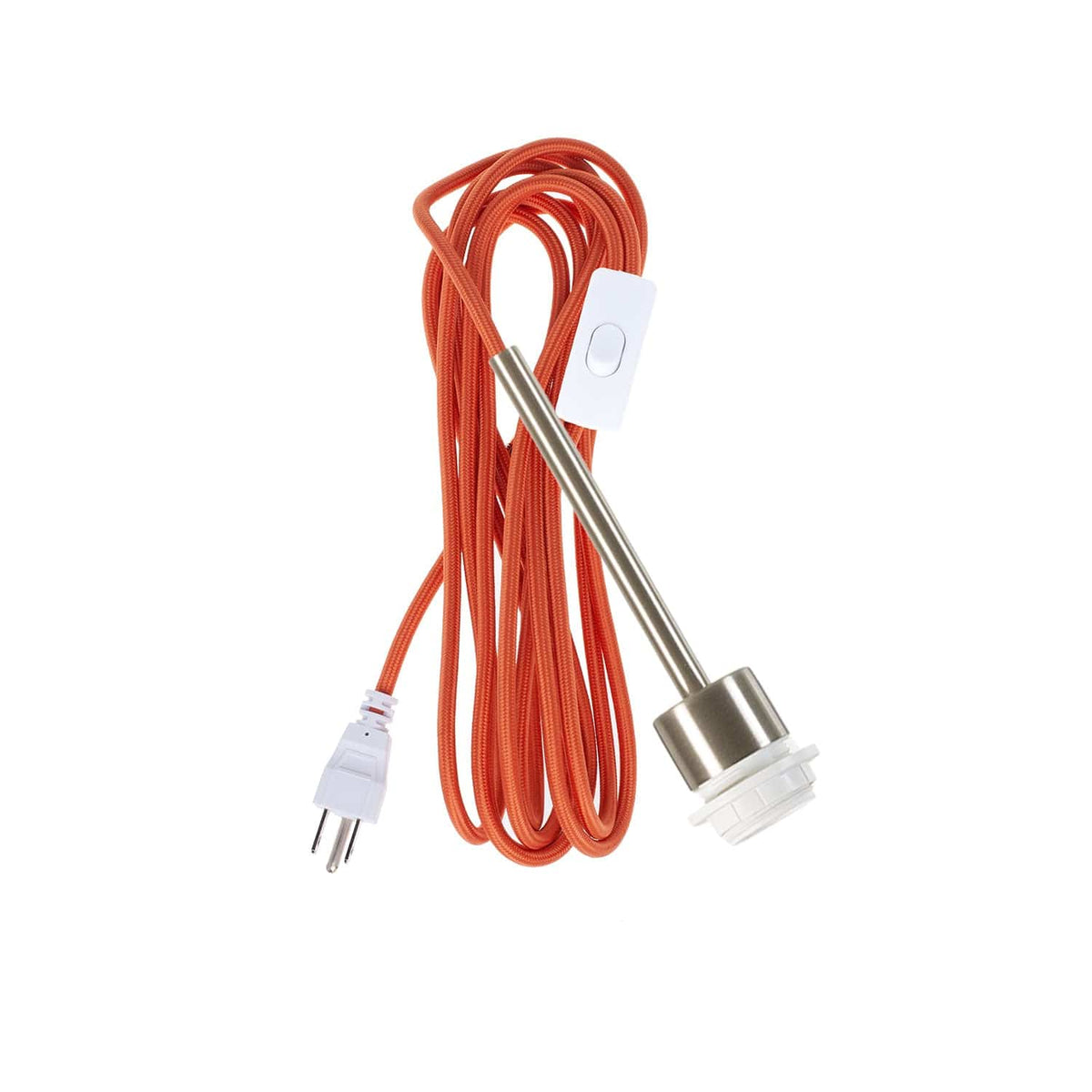 Pendulum Shade Ready Chroma Plug-In Cord Set Brushed Nickel / Adobe