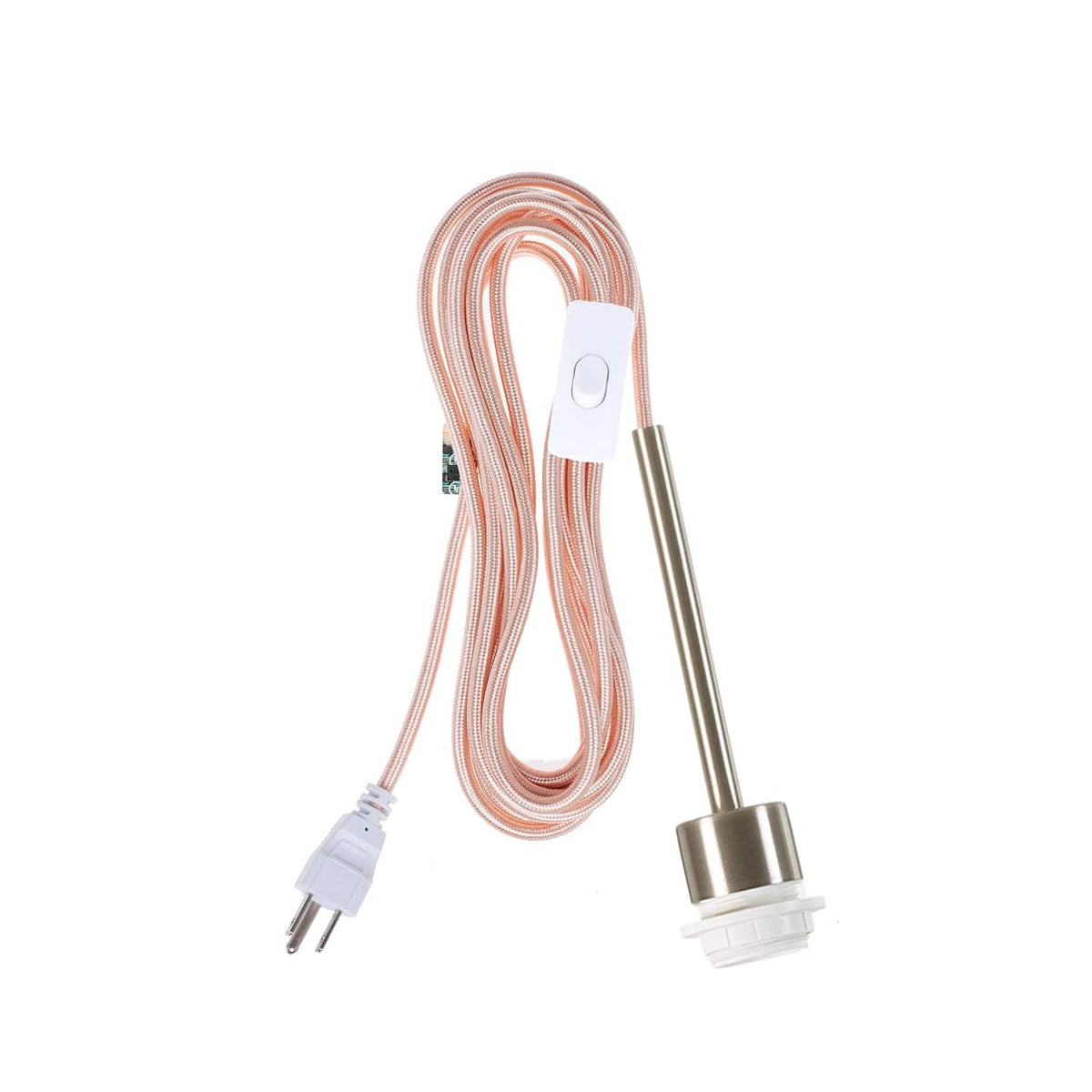 Pendulum Shade Ready Chroma Plug-In Cord Set Brushed Nickel / Polished Copper