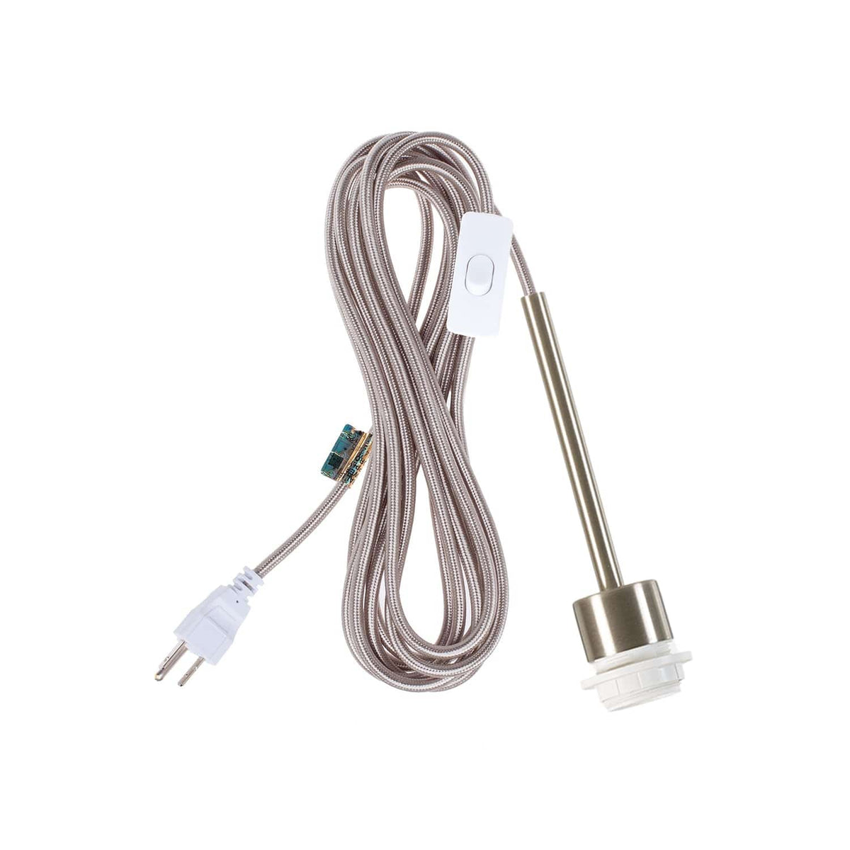 Pendulum Shade Ready Chroma Plug-In Cord Set Brushed Nickel / Nickel