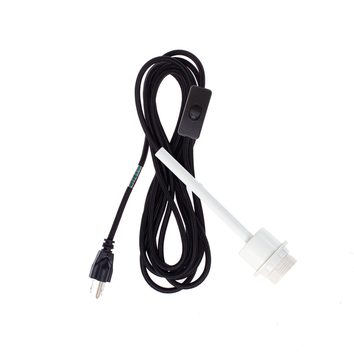 Pendulum Shade Ready Chroma Plug-In Cord Set White / Black