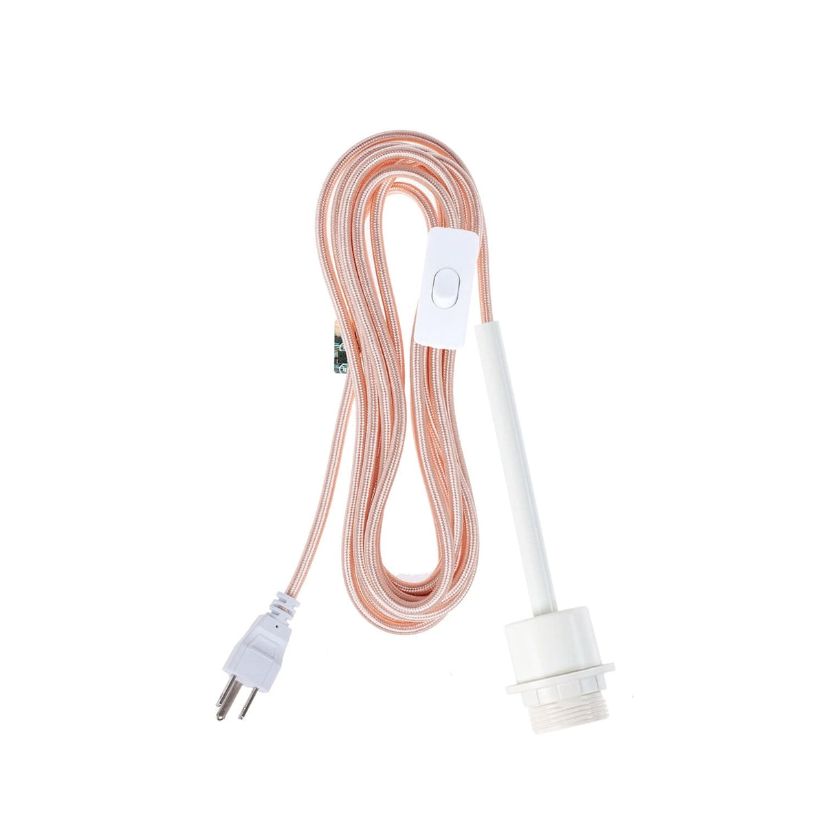 Pendulum Shade Ready Chroma Plug-In Cord Set White / Polished Copper
