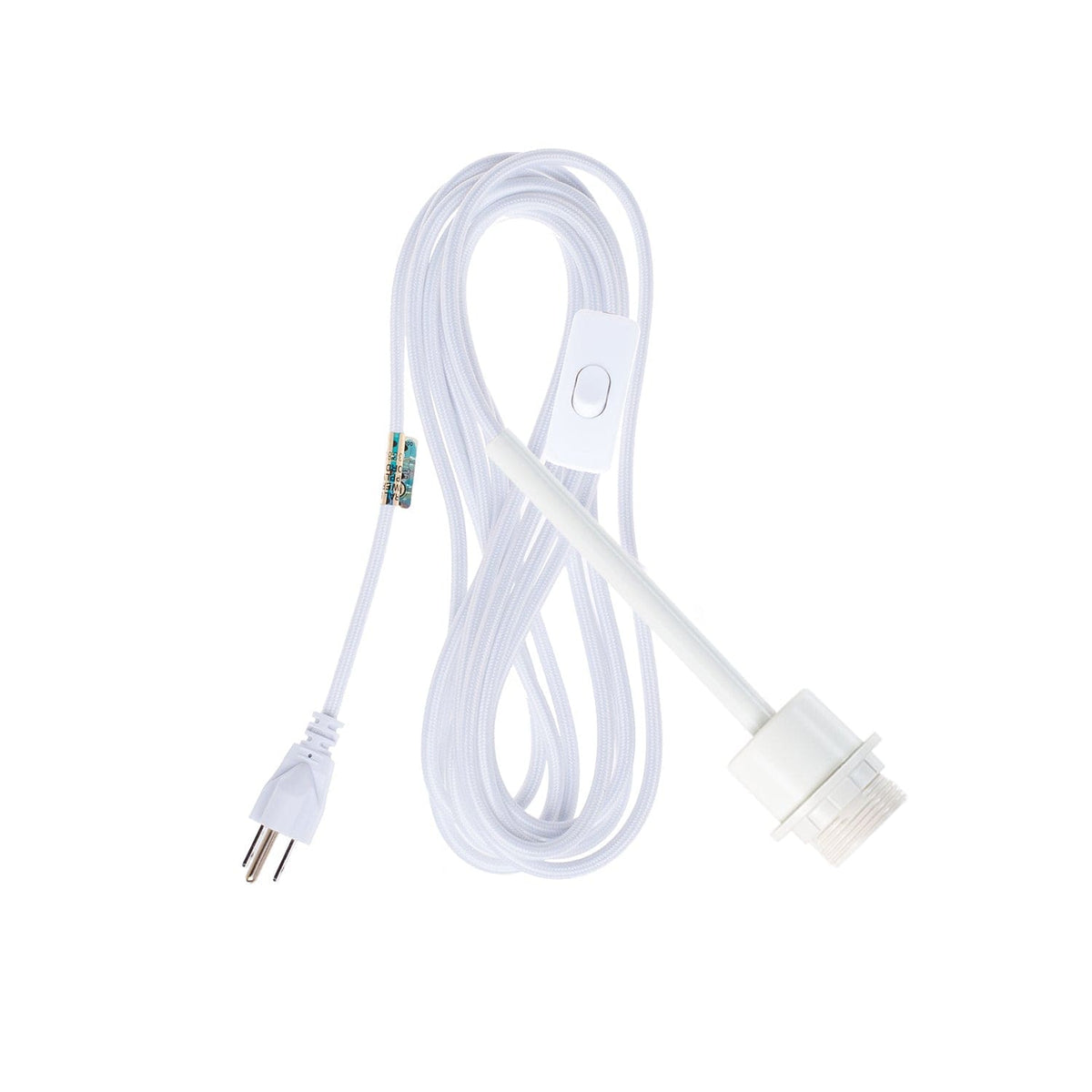 Pendulum Shade Ready Chroma Plug-In Cord Set White / White