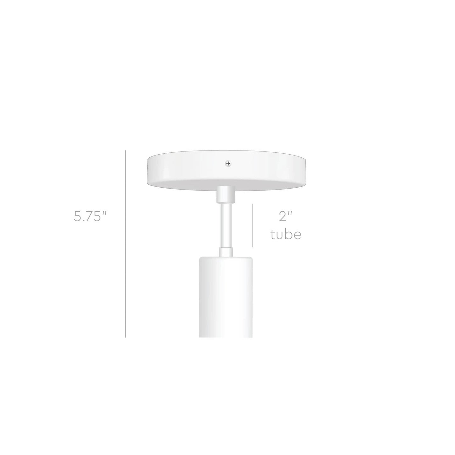 Post Flush Mount Pendant