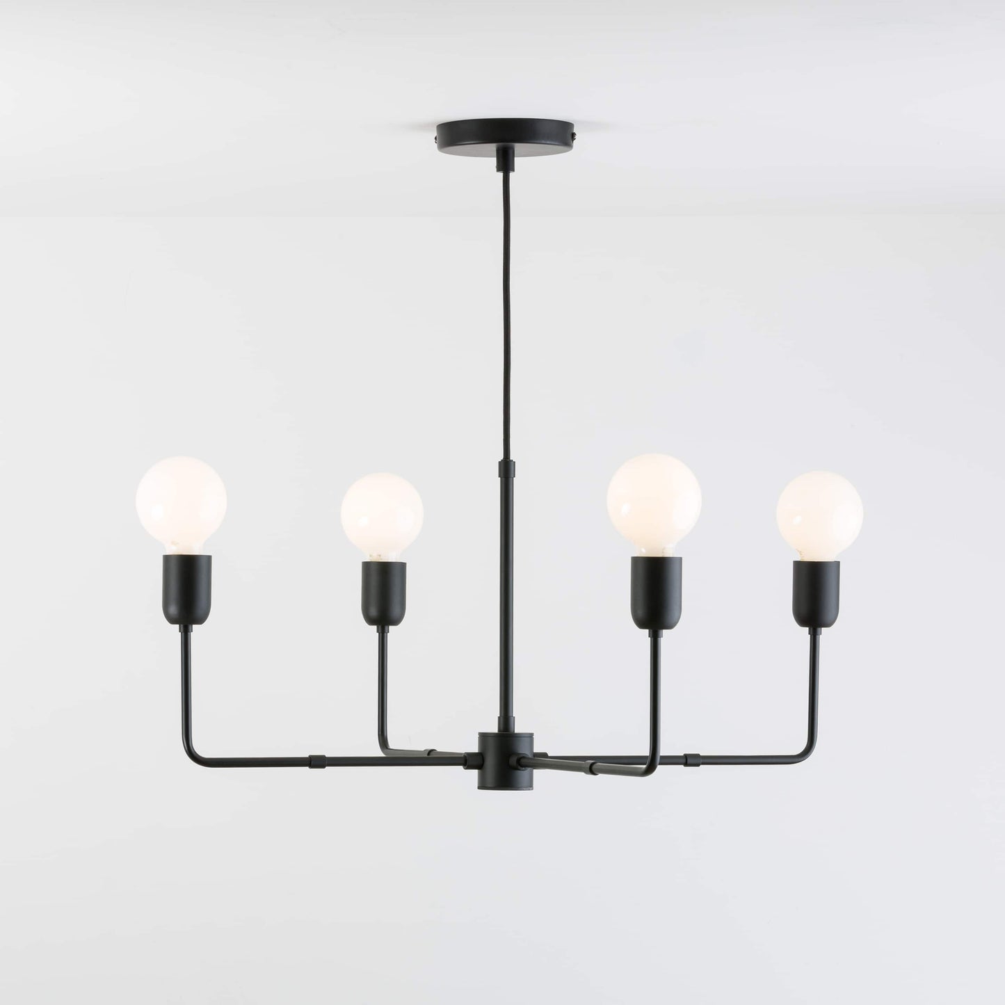 4-Arm Bend Chandelier