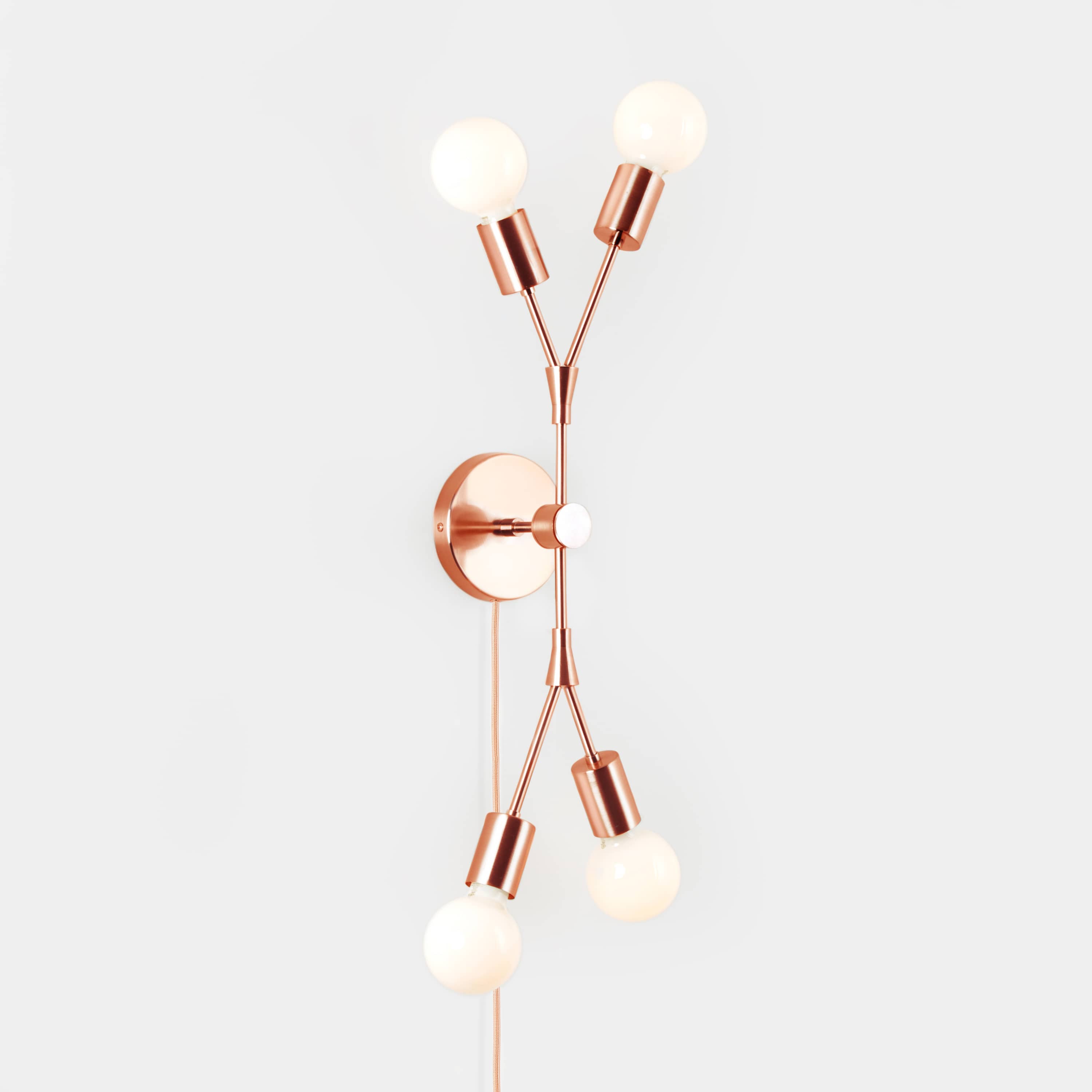 Twig 4-Arm Plug-In Sconce