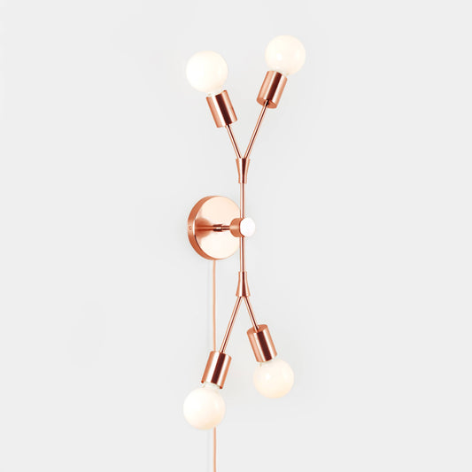 Twig 4-Arm Plug-In Sconce