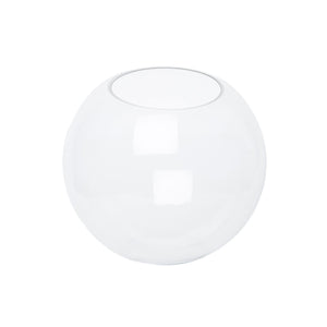 Neckless Glass Globe | 8” Clear